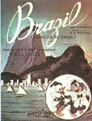 Partitura de Brazil (Aquarela do Brasil)